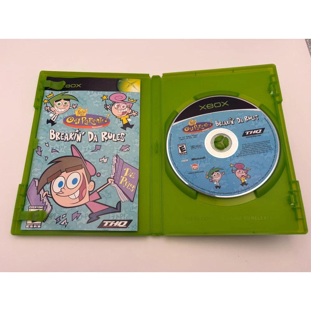 Fairly OddParents: Breakin' Da Rules (Microsoft Xbox, 2003) CIB